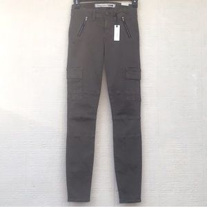 Lovers + Friends Liam skinny cargo jean olive pants